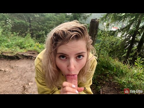 ❤️ Gadis swallows cum sanggeus blowjob umum - Eva Elfi ☑ porno geulis di urang ❌️