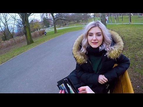 ❤️ Swallows cum panas muhrim pikeun duit - blowjob di taman ku Eva Elfie ☑ porno geulis di urang ❌️